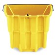 The Rubbermaid Commercial WaveBrake® Dirty Water Bucket keeps dirty water separate from clean water, helping to reduce the potential for cross-contamination. Executive Series™ WaveBrake® include the dirty water bucket as standard.