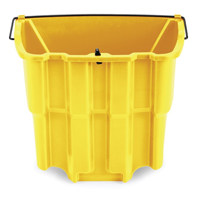The Rubbermaid Commercial WaveBrake® Dirty Water Bucket keeps dirty water separate from clean water, helping to reduce the potential for cross-contamination. Executive Series™ WaveBrake® include the dirty water bucket as standard.