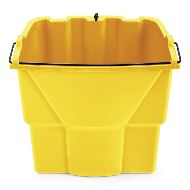 The Rubbermaid Commercial WaveBrake® Dirty Water Bucket keeps dirty water separate from clean water, helping to reduce the potential for cross-contamination. Executive Series™ WaveBrake® include the dirty water bucket as standard.