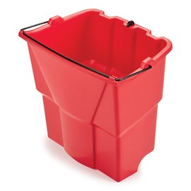 The Rubbermaid Commercial WaveBrake® Dirty Water Bucket keeps dirty water separate from clean water, helping to reduce the potential for cross-contamination. Executive Series™ WaveBrake® include the dirty water bucket as standard.
