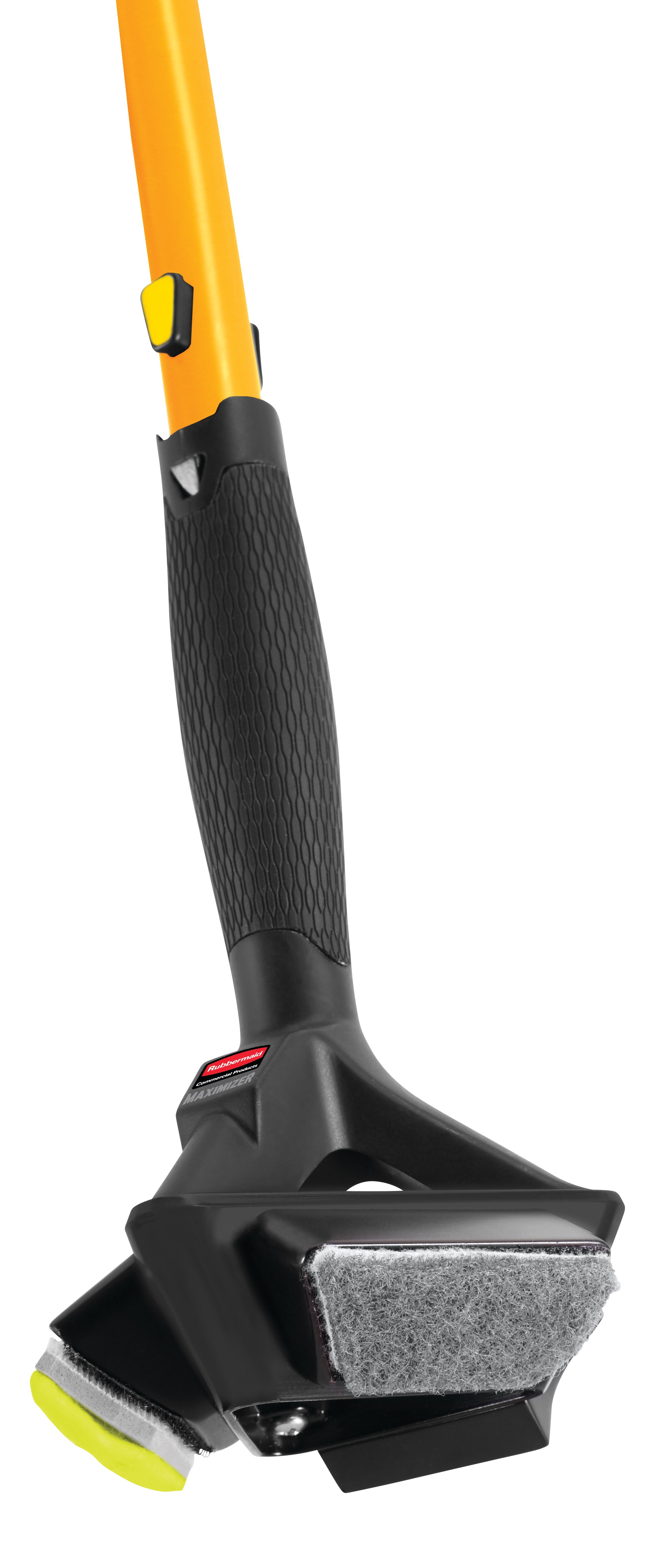 The Rubbermaid Commercial Maximizer™ cleaning tools help workers save time by reducing steps in a task, reducing the time of a step and reducing user effort.  Engineered to last and designed to perform in a variety of common spaces, Maximizer cleaning tools deliver fast, consistent results shift after shift.