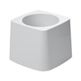 The Rubbermaid Commercial Products Toilet Brush Holder is ideal for use with the Rubbermaid Commercial Products toilet brush, FG631000WHT (sold separately).