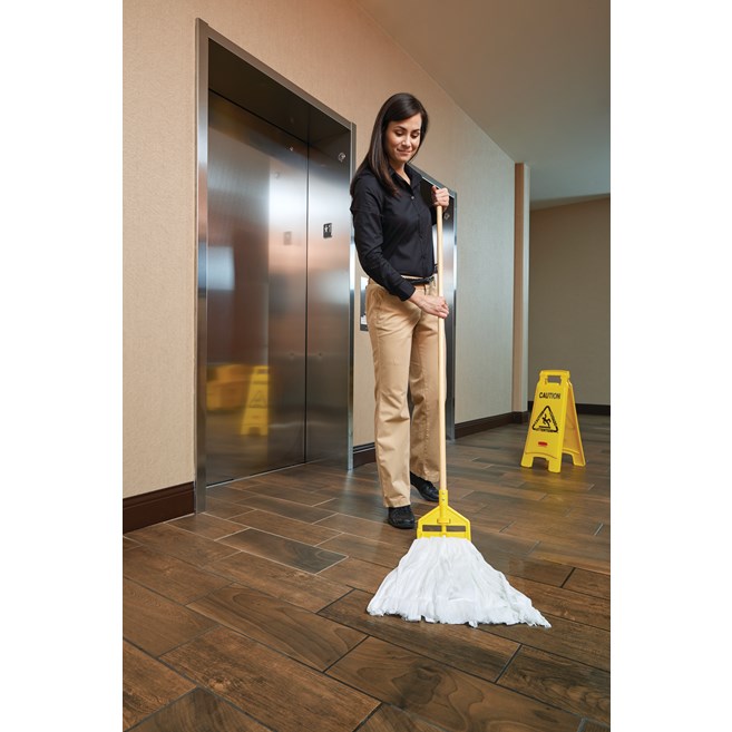 Disposable Wet Mops are single-use to help reduce the spread of dirt and grime, resulting in cleaner floors.
