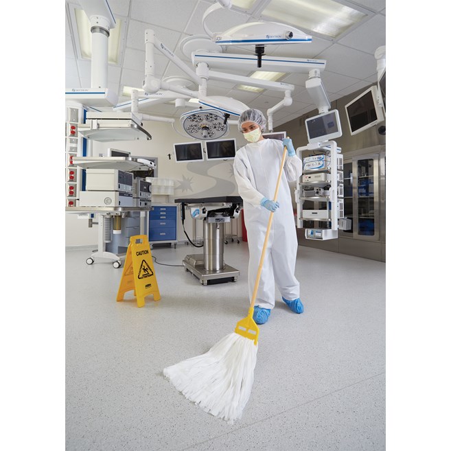 Disposable Wet Mops are single-use to help reduce the spread of dirt and grime, resulting in cleaner floors.