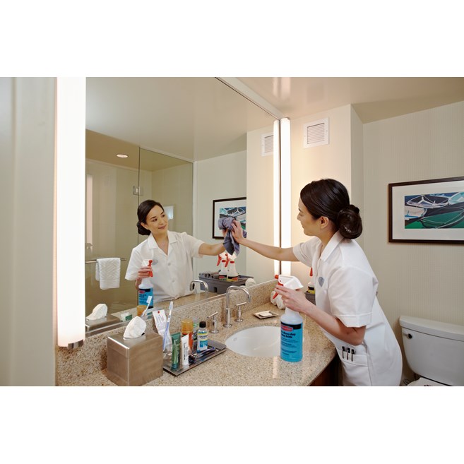 HYGEN™ Mirror and Glass Cloths are designed with premium microfiber construction that leaves no trace of scratches or lint residue behind on glass or mirrored surfaces.