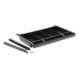 The Executive Locking Utility Drawer for Traditional Housekeeping Carts provides organization and security for supplies and amenities throughout the housekeeping process.