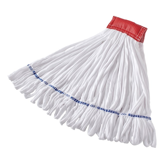 The Rough-Floor Wet Mop is an economical choice for abrasive floor surfaces.