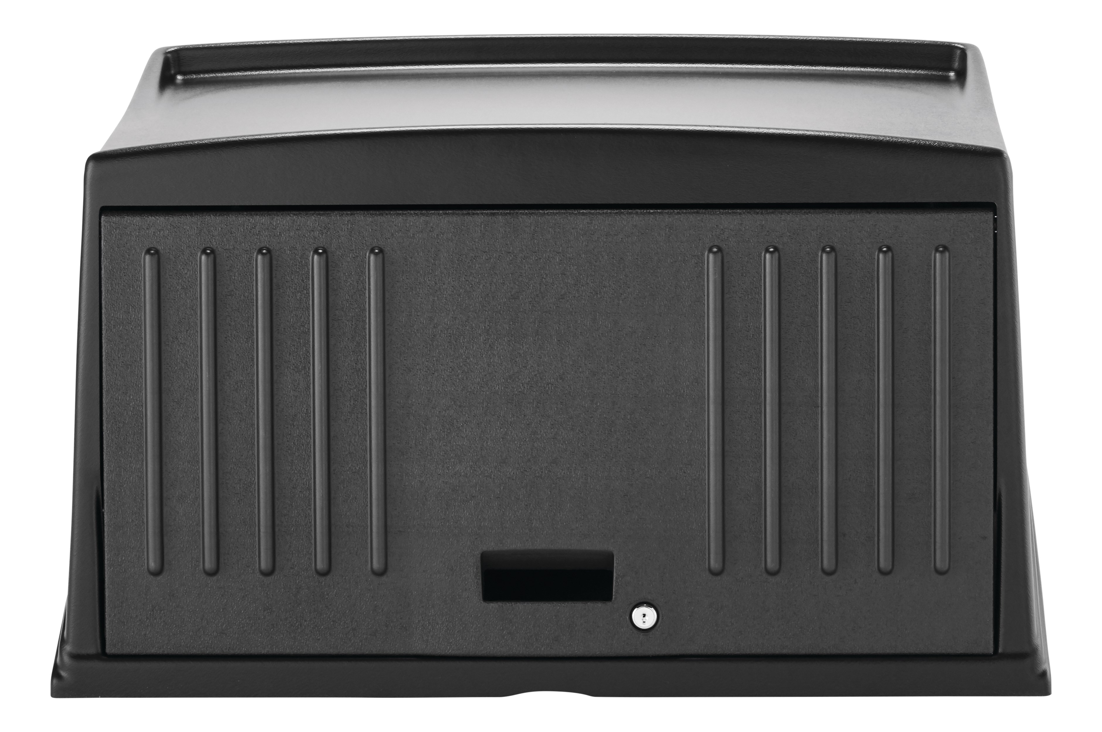 The Executive Protective Security Hood for Traditional Housekeeping Carts secures and conceals supplies and amenities stored on the top of the cart.