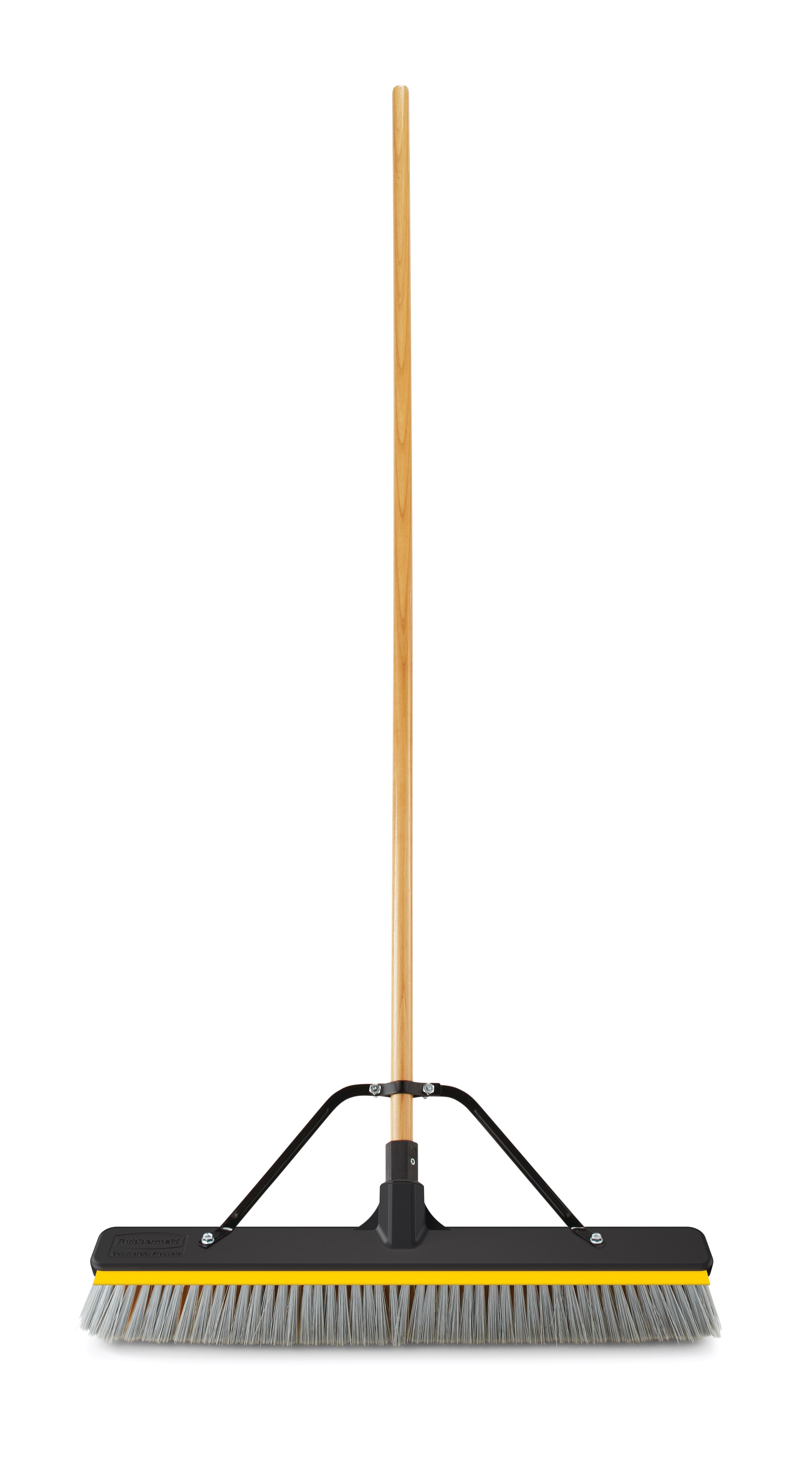 The new push brooms from Rubbermaid Commercial Products offer enhanced features and bristle options to ensure efficient, hassle-free cleanup for the most demanding commercial jobs.