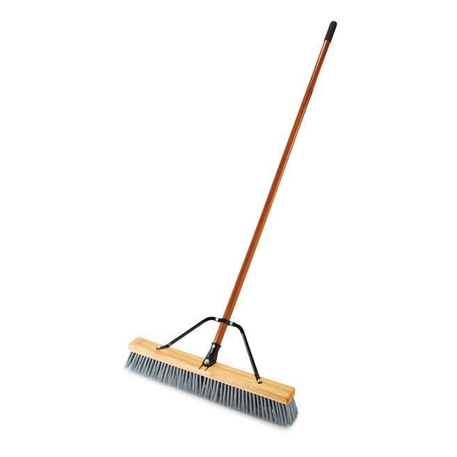 The new push brooms from Rubbermaid Commercial Products offer enhanced features and bristle options to ensure efficient, hassle-free cleanup for the most demanding commercial jobs.