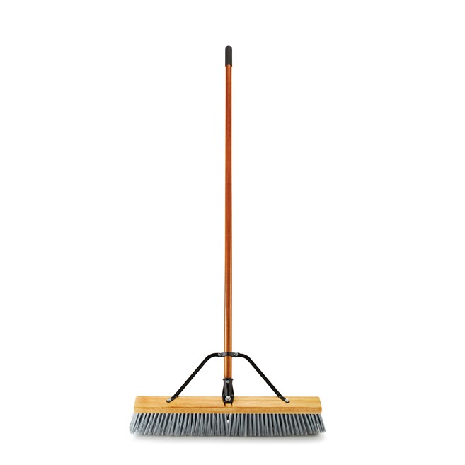 The new push brooms from Rubbermaid Commercial Products offer enhanced features and bristle options to ensure efficient, hassle-free cleanup for the most demanding commercial jobs.