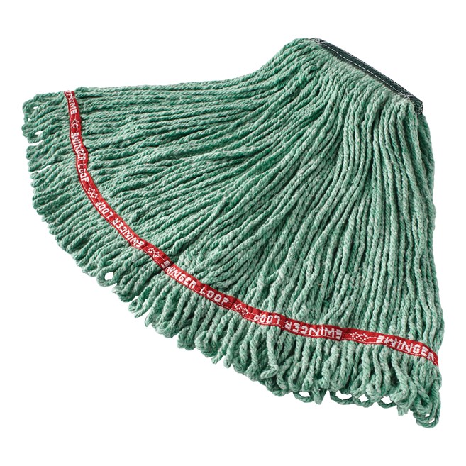 4-ply, balanced blend of cotton and synthetic yarn for absorbency and strength. Launderable for long product life.