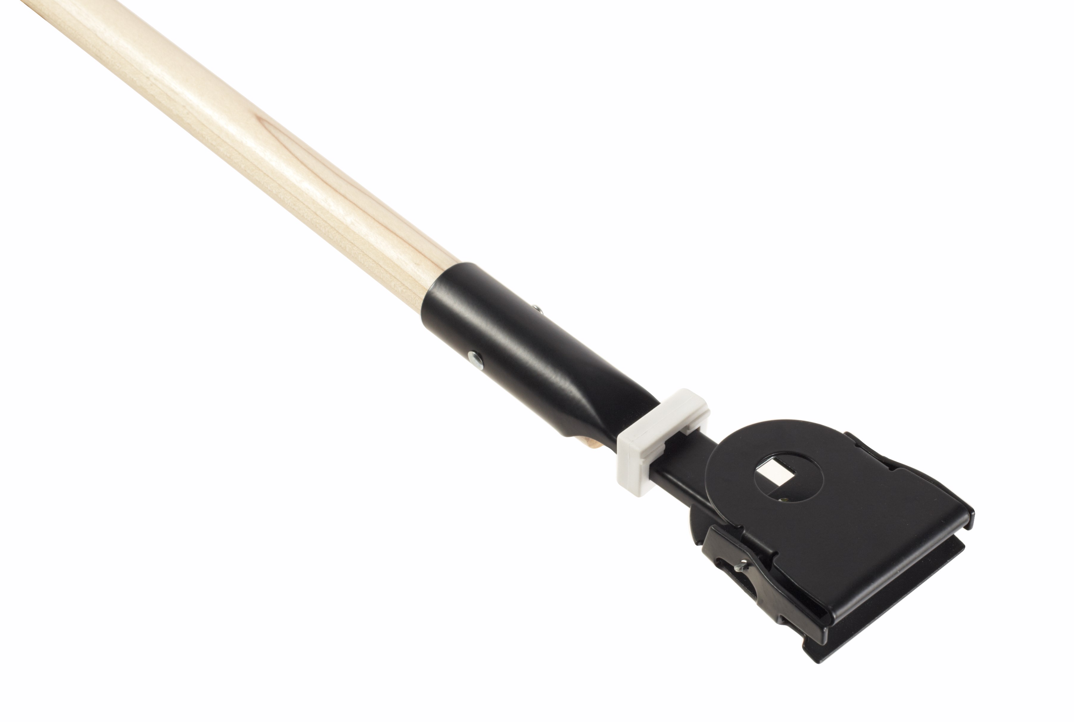 Snap-On Dust Mop Handle FGM11600 is an easily sanitized, snap-on, hardwood handle.
