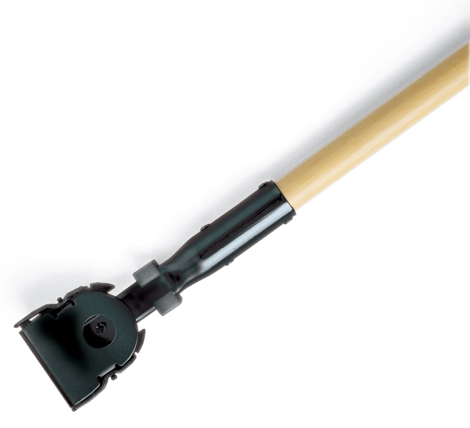 Snap-On Dust Mop Handle FGM11600 is an easily sanitized, snap-on, hardwood handle.