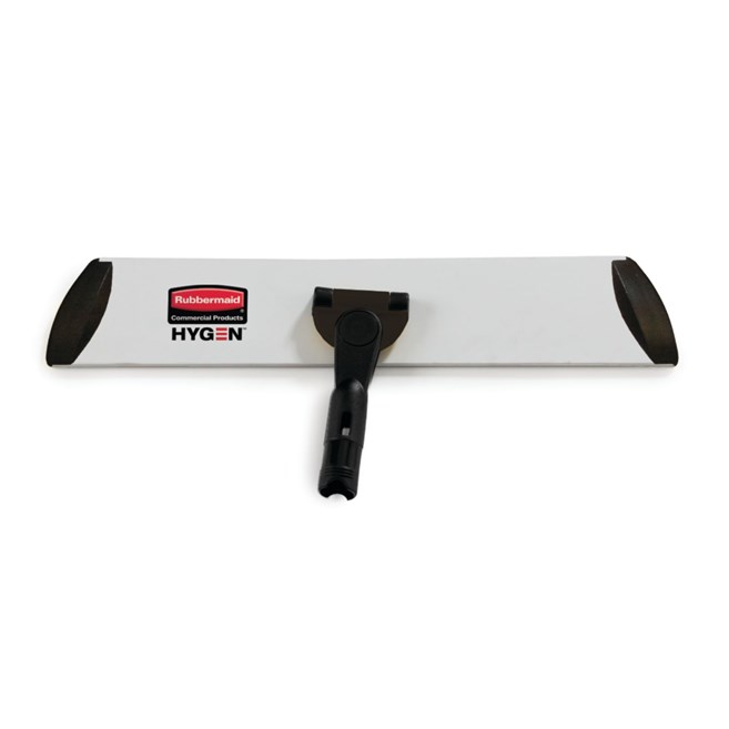 HYGEN™ Quick-Connect Frames features a flat profile that slides easily under furniture and equipment. Trapezoidal shape improves cleaning in corners and other hard to reach areas by reaching the highest spaces with ease.