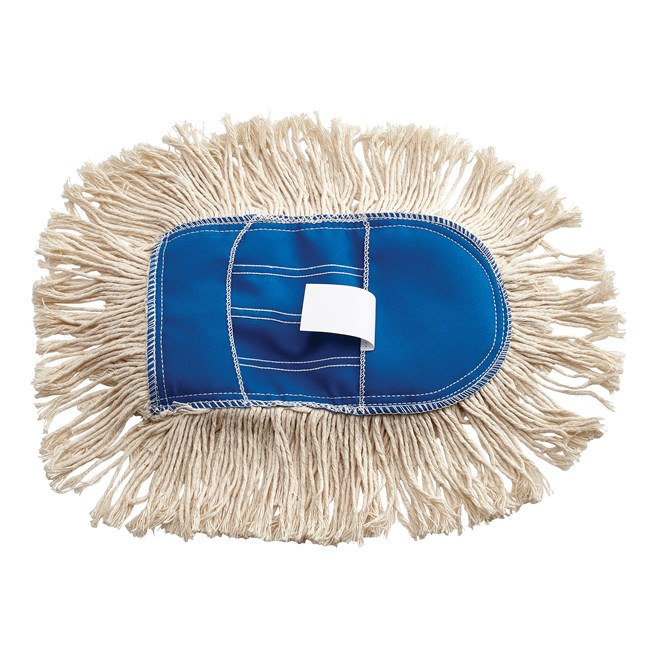 The dust mop head is for use with the wire frame mop handle. The floor mop has a wood handle with heavy-gauge plated wire frame. It is ideal for spot dust mopping in tight corners, under equipment or behind furniture.