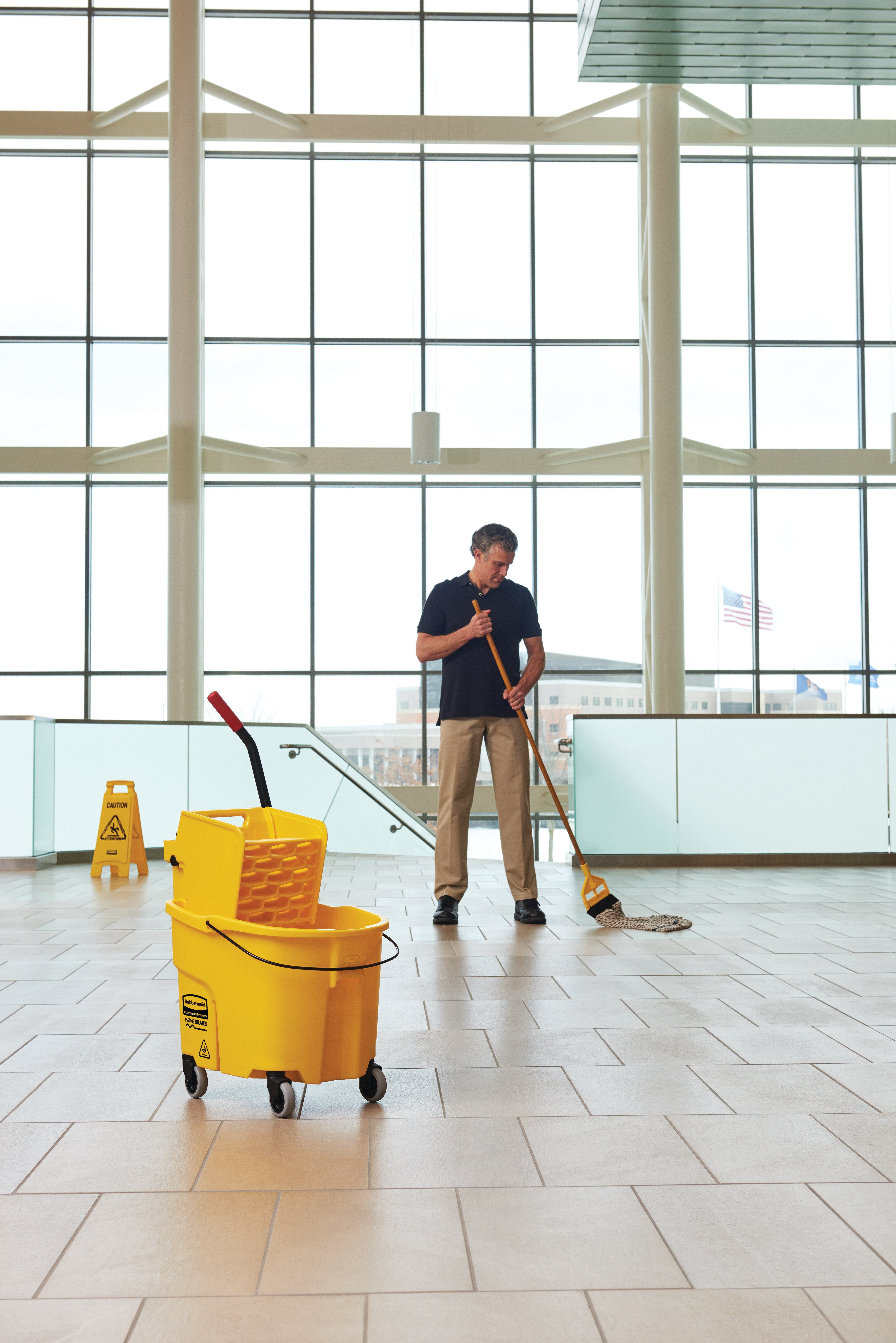 With features that surpass traditional mop buckets, the new generation of WaveBrake® helps to clean floors with less effort to get the job done safer, without sacrificing quality and durability.