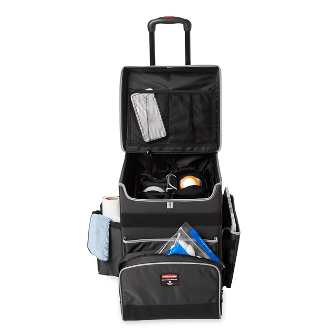 The Executive Quick Cart is the industry’s most durable mobile cart solution for housekeeping, janitorial and maintenance environments.