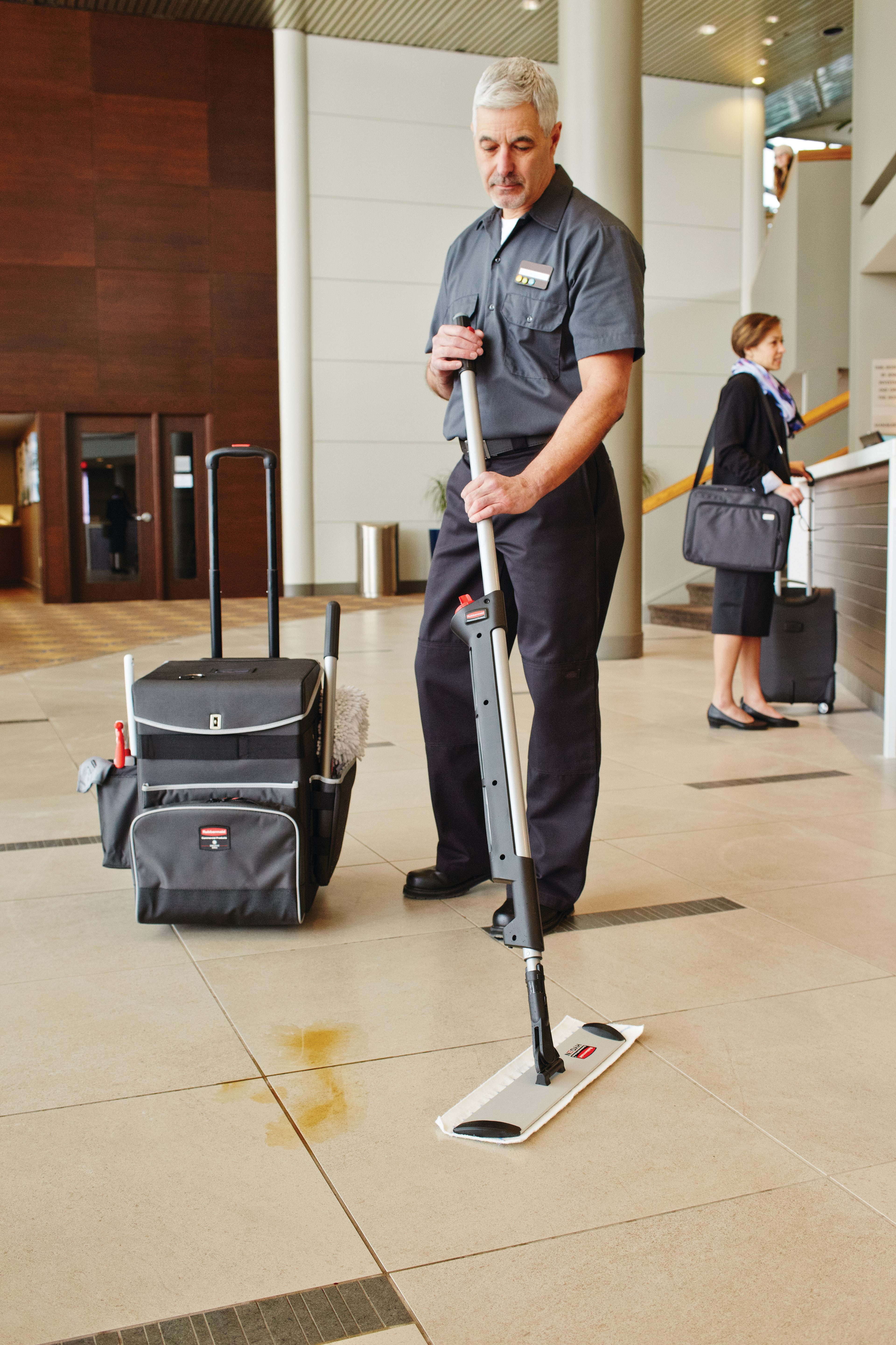 The Executive Quick Cart is the industry’s most durable mobile cart solution for housekeeping, janitorial and maintenance environments.