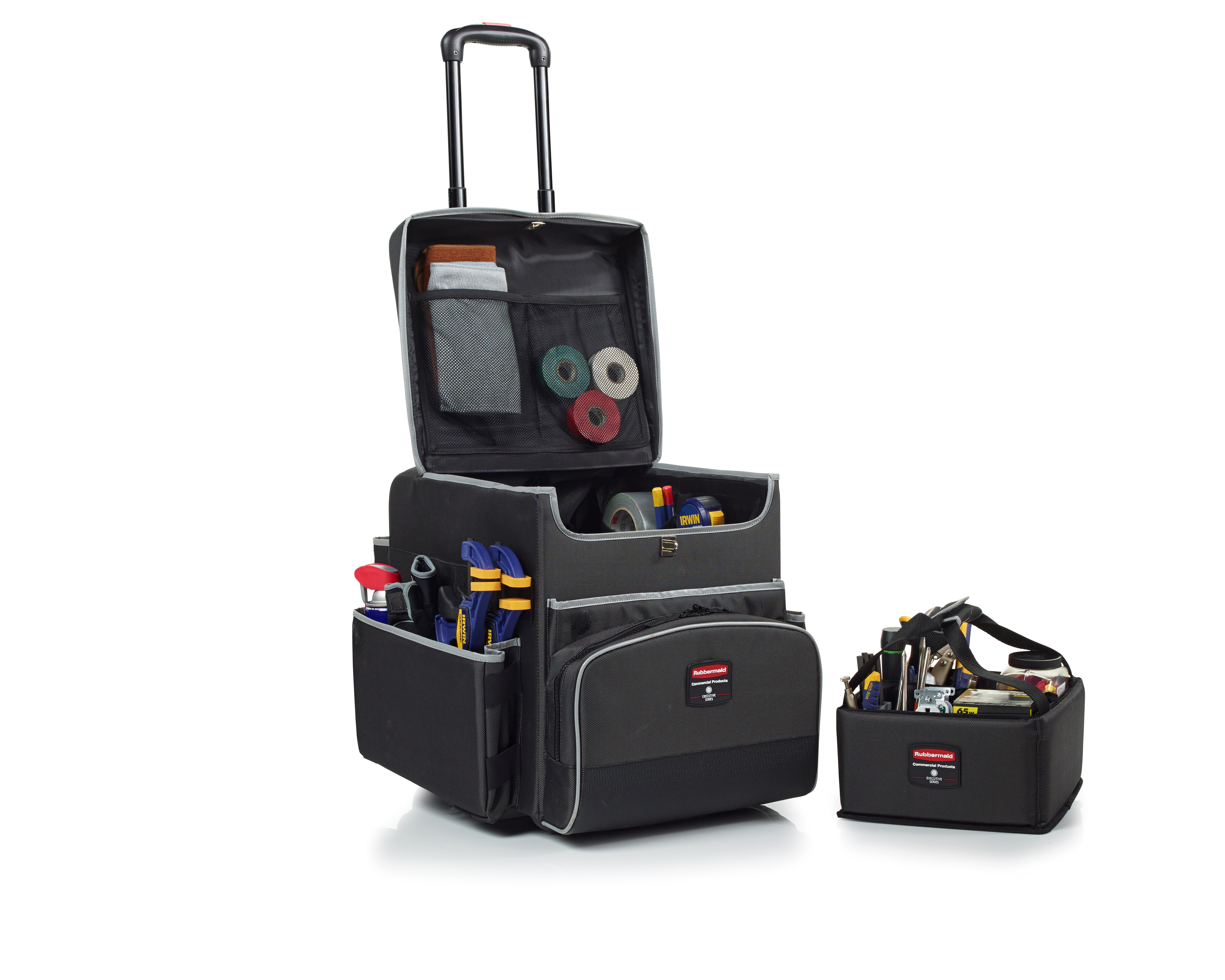 The Executive Quick Cart is the industry’s most durable mobile cart solution for housekeeping, janitorial and maintenance environments.