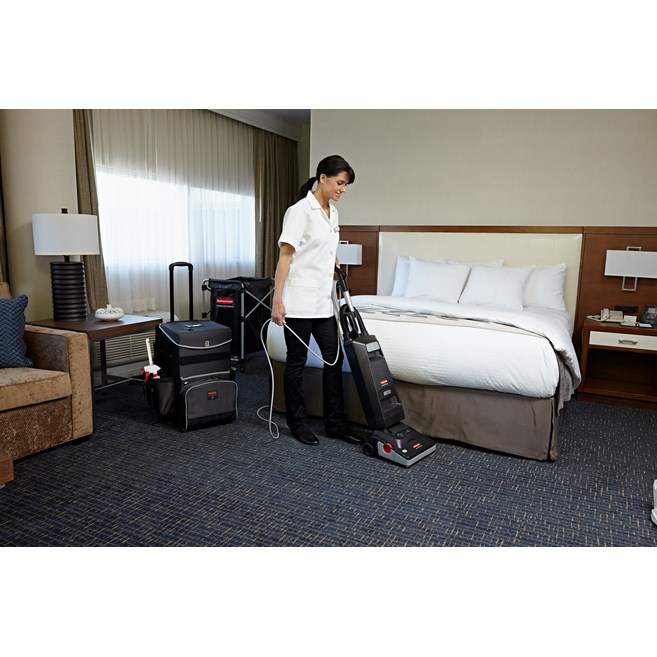 The Executive Quick Cart is the industry’s most durable mobile cart solution for housekeeping, janitorial and maintenance environments.