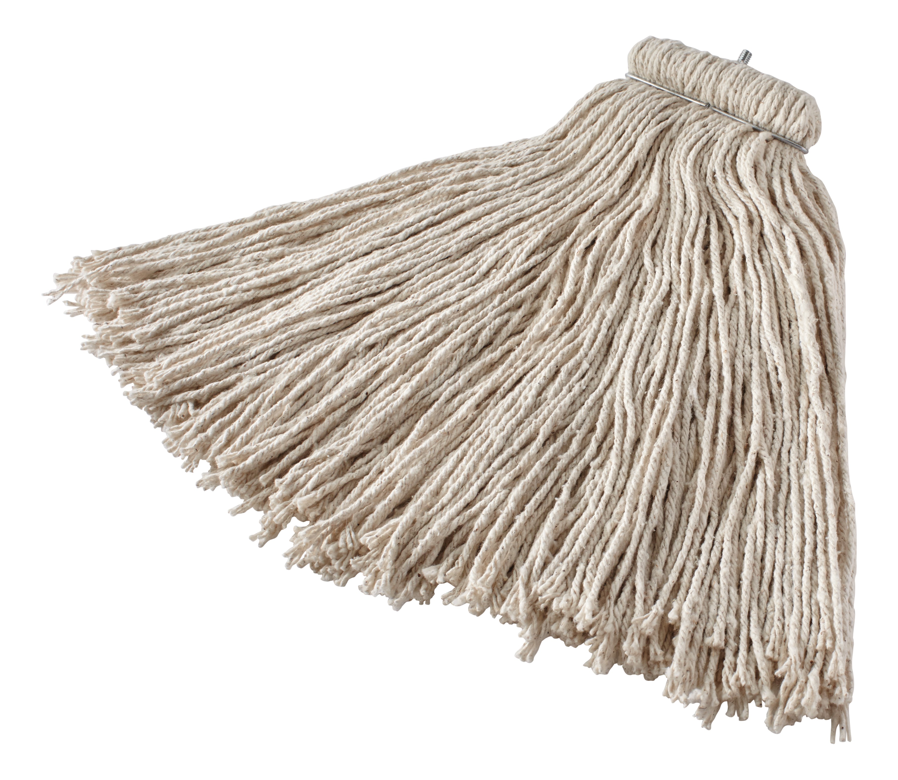 Bolt-On Cotton Mop is an economical solution for general-purpose floor cleaning or one-time use.