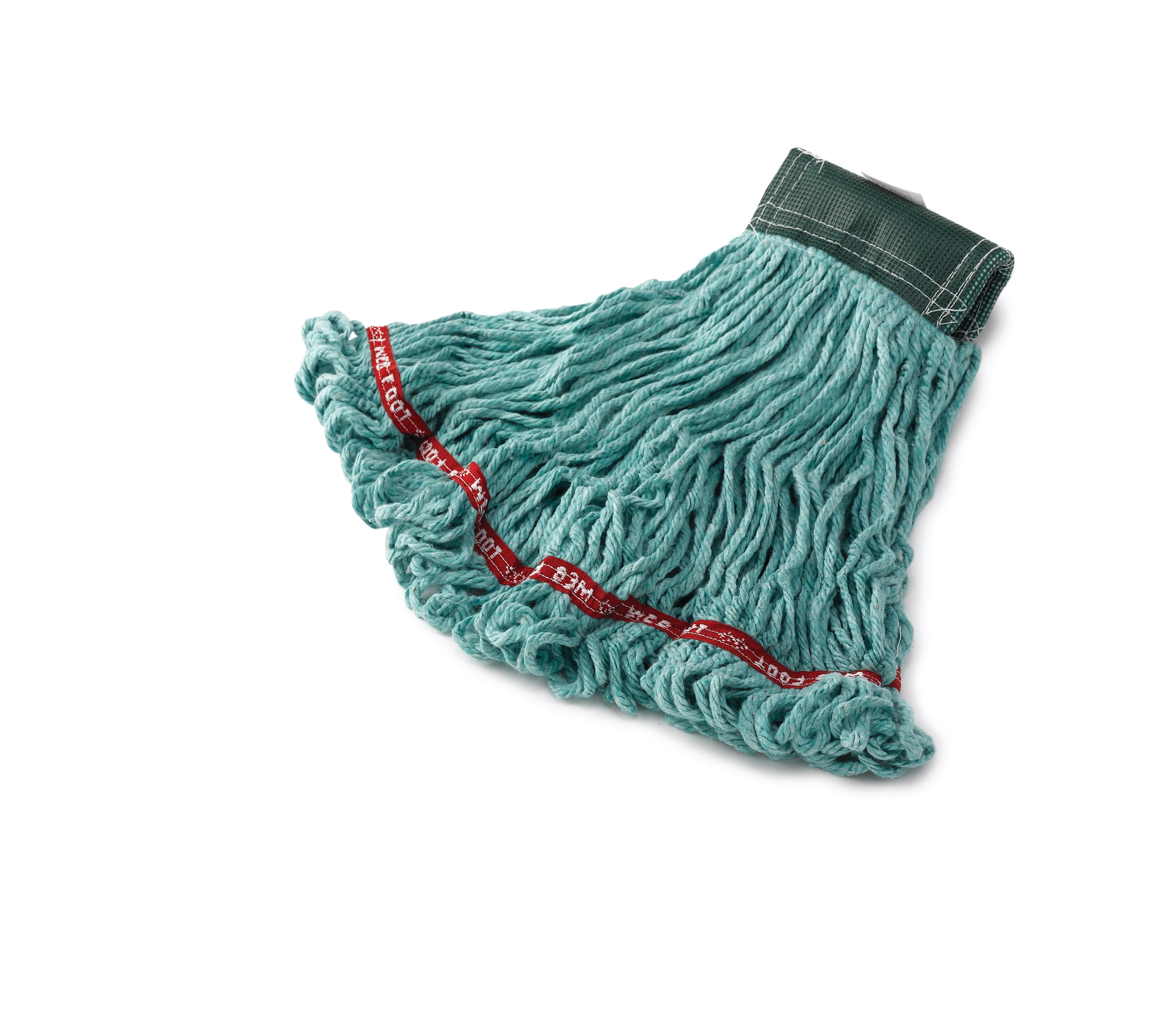 The Rubbermaid Commercial Web Foot® Wet Mops contains a  balanced blend of cotton and synthetic fibers that delivers up to five times the absorbency of cotton mops.