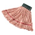 The Rubbermaid Commercial Web Foot® Wet Mops contains a  balanced blend of cotton and synthetic fibers that delivers up to five times the absorbency of cotton mops.