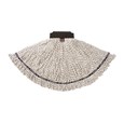 The Rubbermaid Commercial Maximizer™ Mop has a specially designed tailband which delivers 30% greater spread in use.