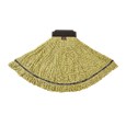 The Rubbermaid Commercial Maximizer™ Mop has a specially designed tailband which delivers 30% greater spread in use.