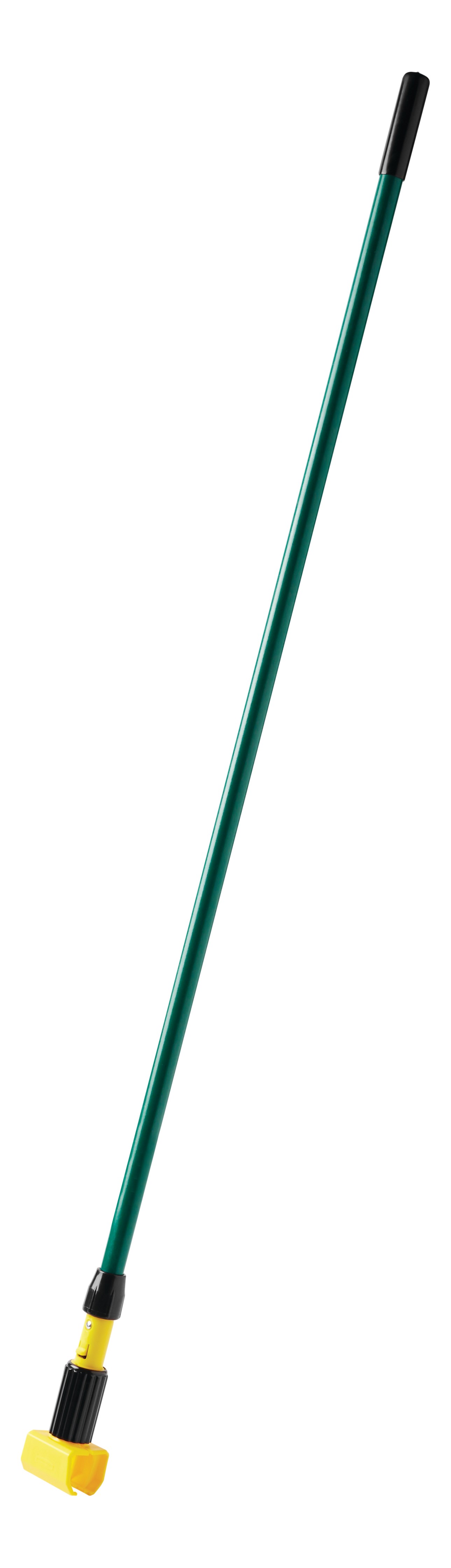 Gripper® Clamp-Style Mop Handle makes removing and replacing mop heads easy and efficient. Holds mop firmly between the jaws of the mop handle; should be used with 5" headband mops only.