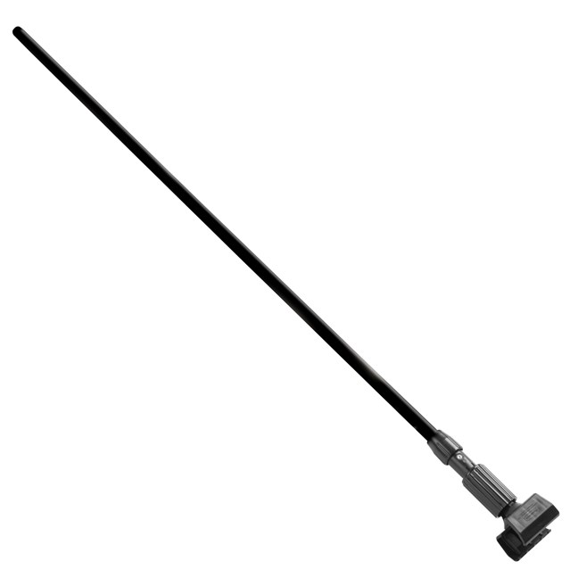 Gripper® Clamp-Style Mop Handle makes removing and replacing mop heads easy and efficient. Holds mop firmly between the jaws of the mop handle; should be used with 5" headband mops only.