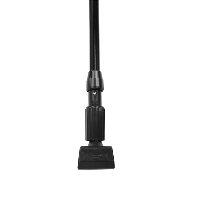 Gripper® Clamp-Style Mop Handle makes removing and replacing mop heads easy and efficient. Holds mop firmly between the jaws of the mop handle; should be used with 5" headband mops only.