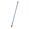 Gripper® Clamp-Style Mop Handle makes removing and replacing mop heads easy and efficient. Holds mop firmly between the jaws of the mop handle; should be used with 5" headband mops only.