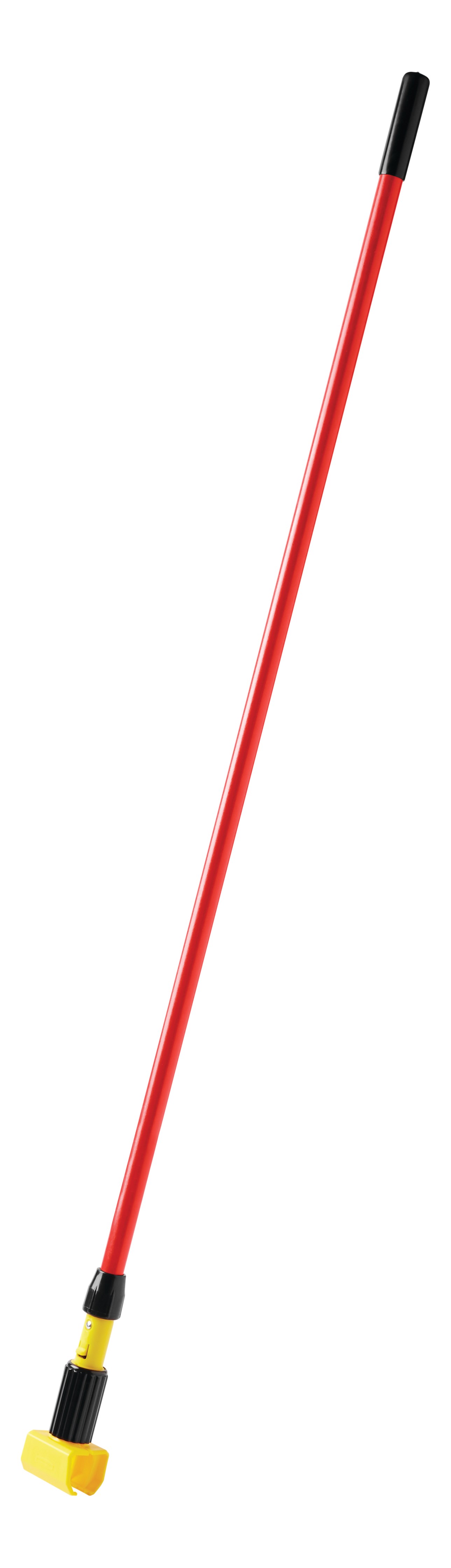 Gripper® Clamp-Style Mop Handle makes removing and replacing mop heads easy and efficient. Holds mop firmly between the jaws of the mop handle; should be used with 5" headband mops only.