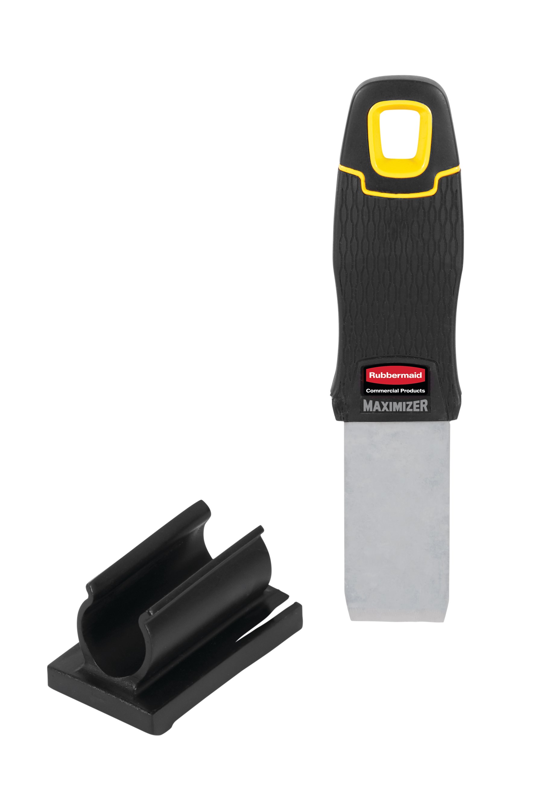 The Rubbermaid Commercial Maximizer™ cleaning tools help workers save time by reducing steps in a task, reducing the time of a step and reducing user effort.  Engineered to last and designed to perform in a variety of common spaces, Maximizer cleaning tools deliver fast, consistent results shift after shift.
