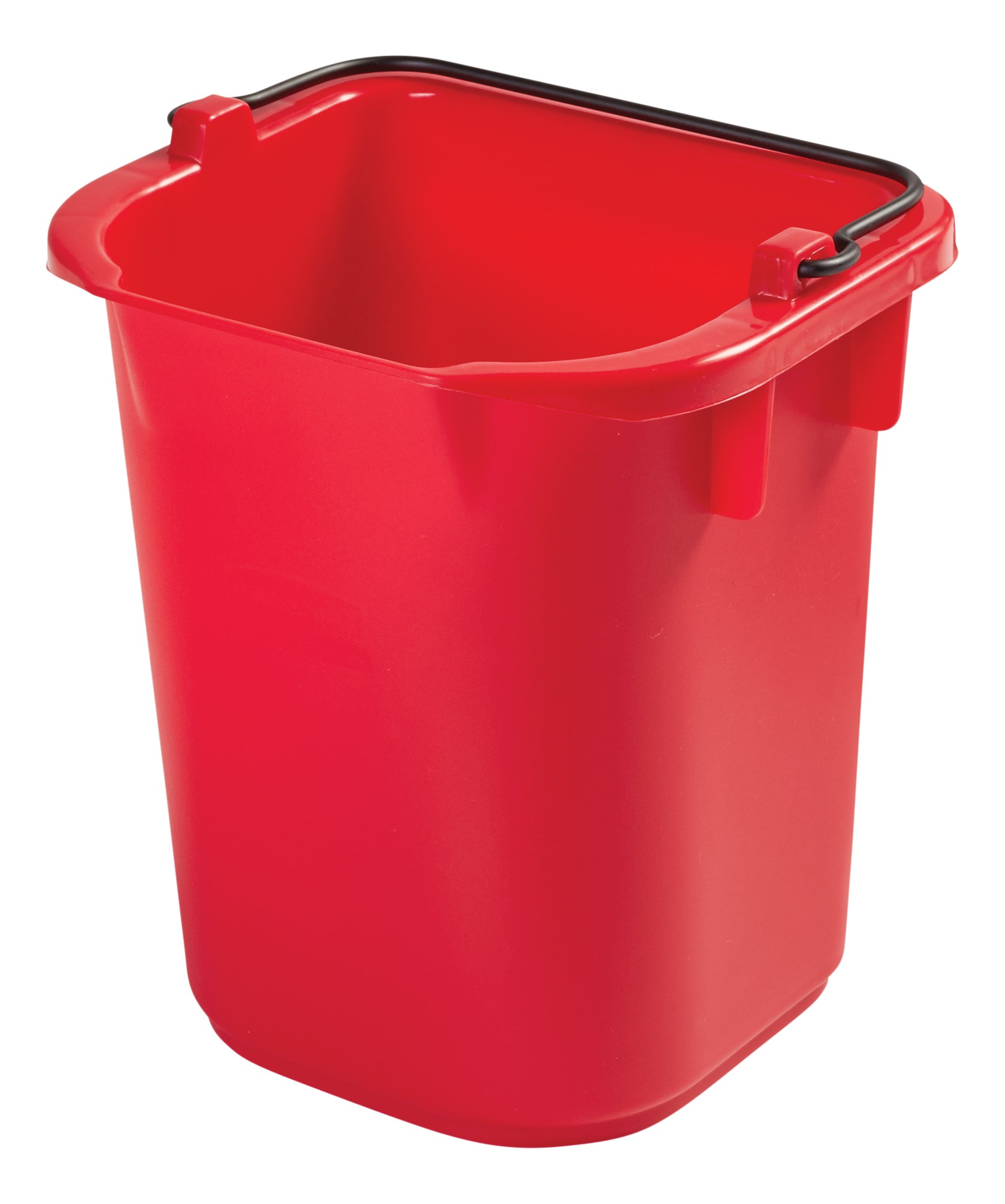 The 5-Quart Pail for Cleaning Carts provides a quick and easy way to clean in tight places.