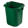 The 5-Quart Pail for Cleaning Carts provides a quick and easy way to clean in tight places.