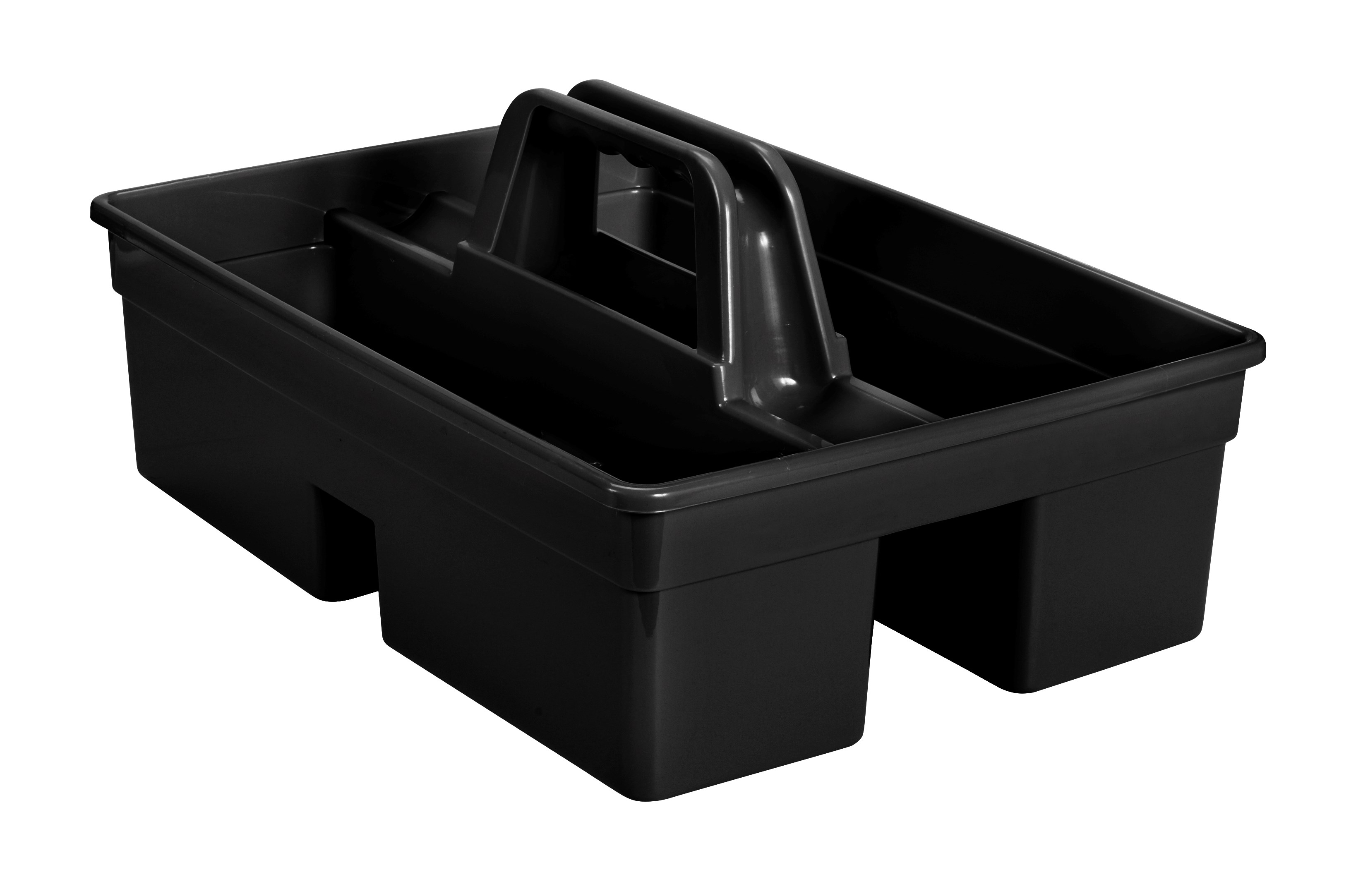 The Divided Carry Caddy is an all-purpose caddy designed for carrying tools or cleaning supplies.