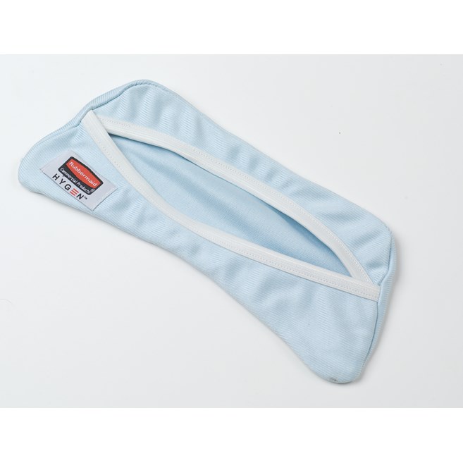 The Rubbermaid Commercial HYGEN™ Microfibre Flexi-Frame Glass Cover is specially designed for streak-free glass cleaning.