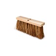 Street Broom FG9B2200 is a street sweep for the most demanding rough surfaces. Wide flared ends for greater floor coverage and ease when sweeping close to walls or curbs. Accepts tapered handles. Hardwood Block. Palmyra Fill. Handles sold separately.