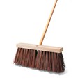 Street Broom FG9B2200 is a street sweep for the most demanding rough surfaces. Wide flared ends for greater floor coverage and ease when sweeping close to walls or curbs. Accepts tapered handles. Hardwood Block. Palmyra Fill. Handles sold separately.