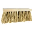 Street Broom FG9B2200 is a street sweep for the most demanding rough surfaces. Wide flared ends for greater floor coverage and ease when sweeping close to walls or curbs. Accepts tapered handles. Hardwood Block. Palmyra Fill. Handles sold separately.