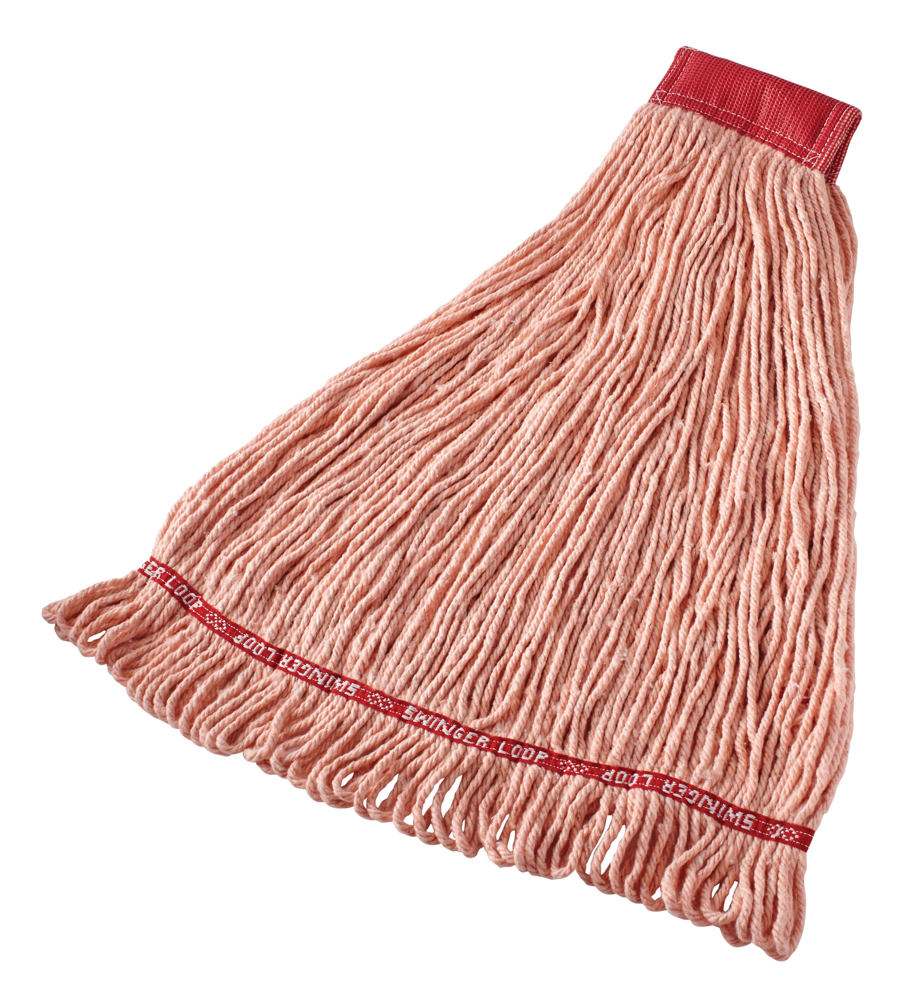 Prelaundered and preshrunk or increased mop performance after laundering.