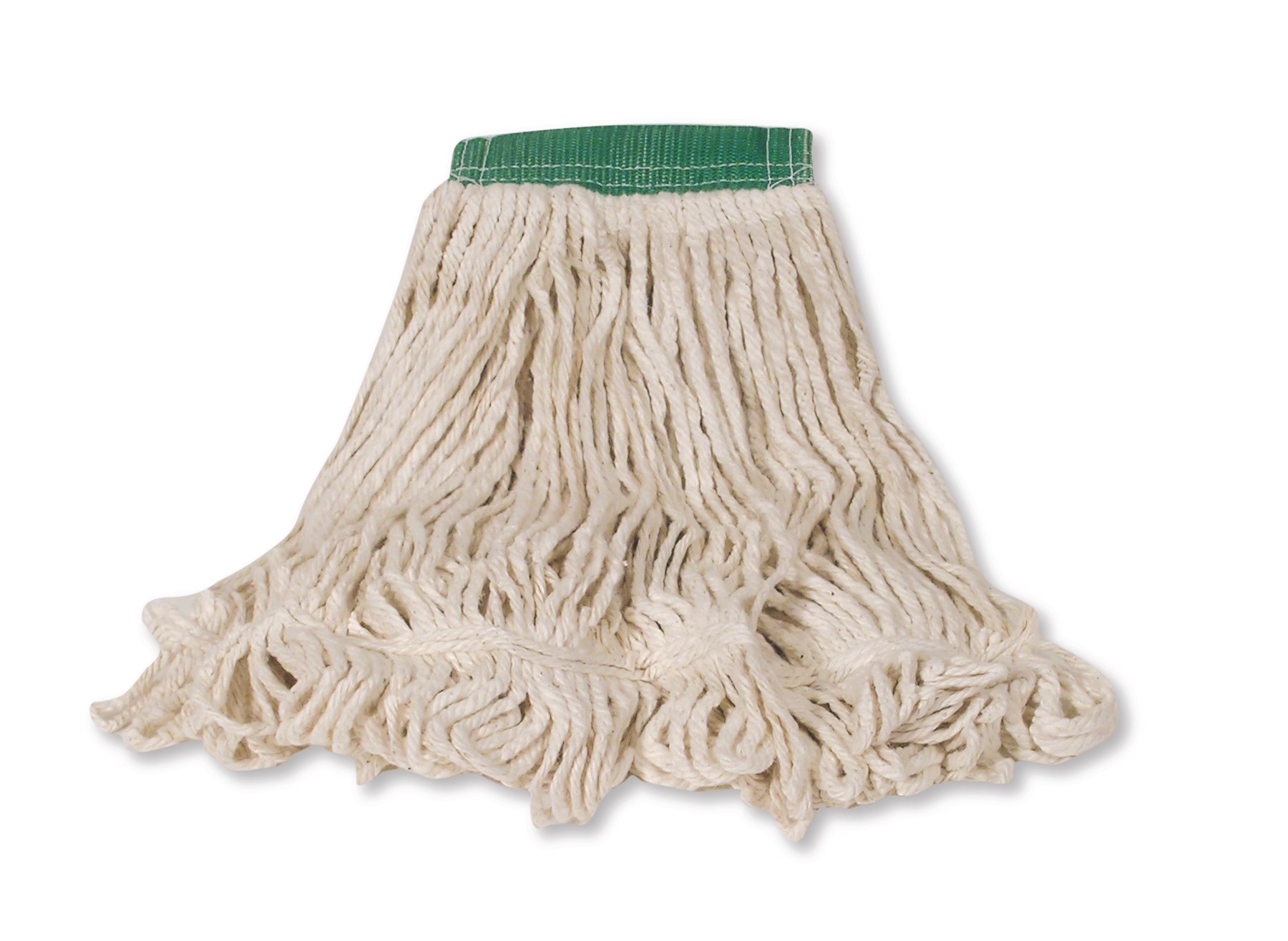 Prelaundered and preshrunk or increased mop performance after laundering.