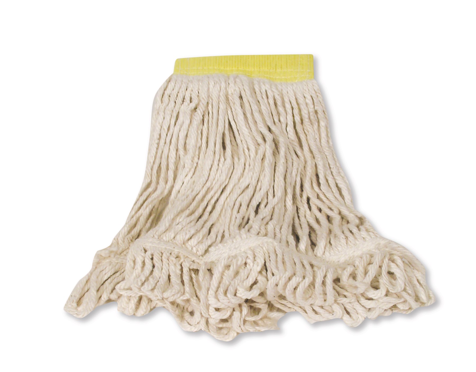 Prelaundered and preshrunk or increased mop performance after laundering.