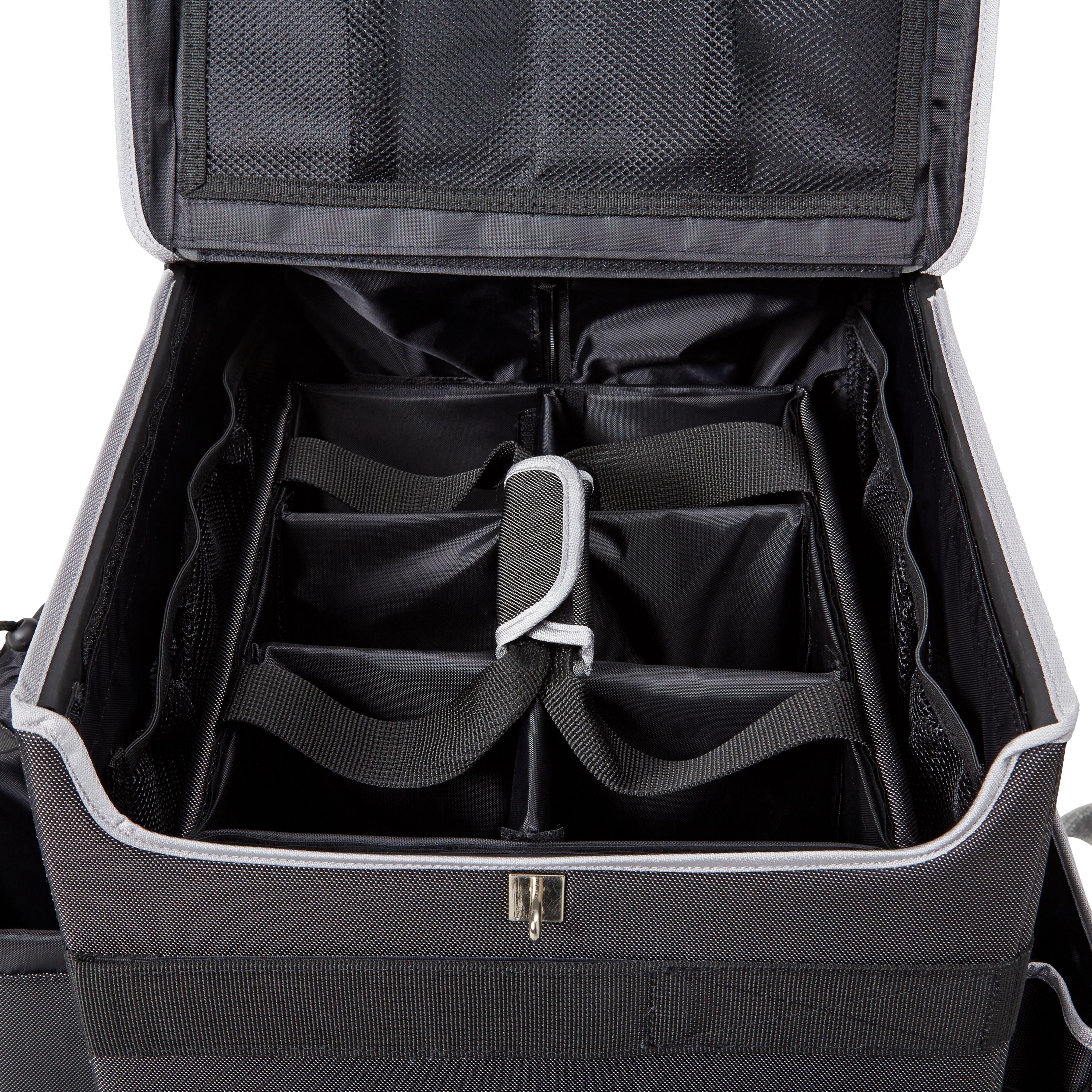 The Executive Quick Cart Caddy is great for organizing amenities with its adjustable and removable dividers.