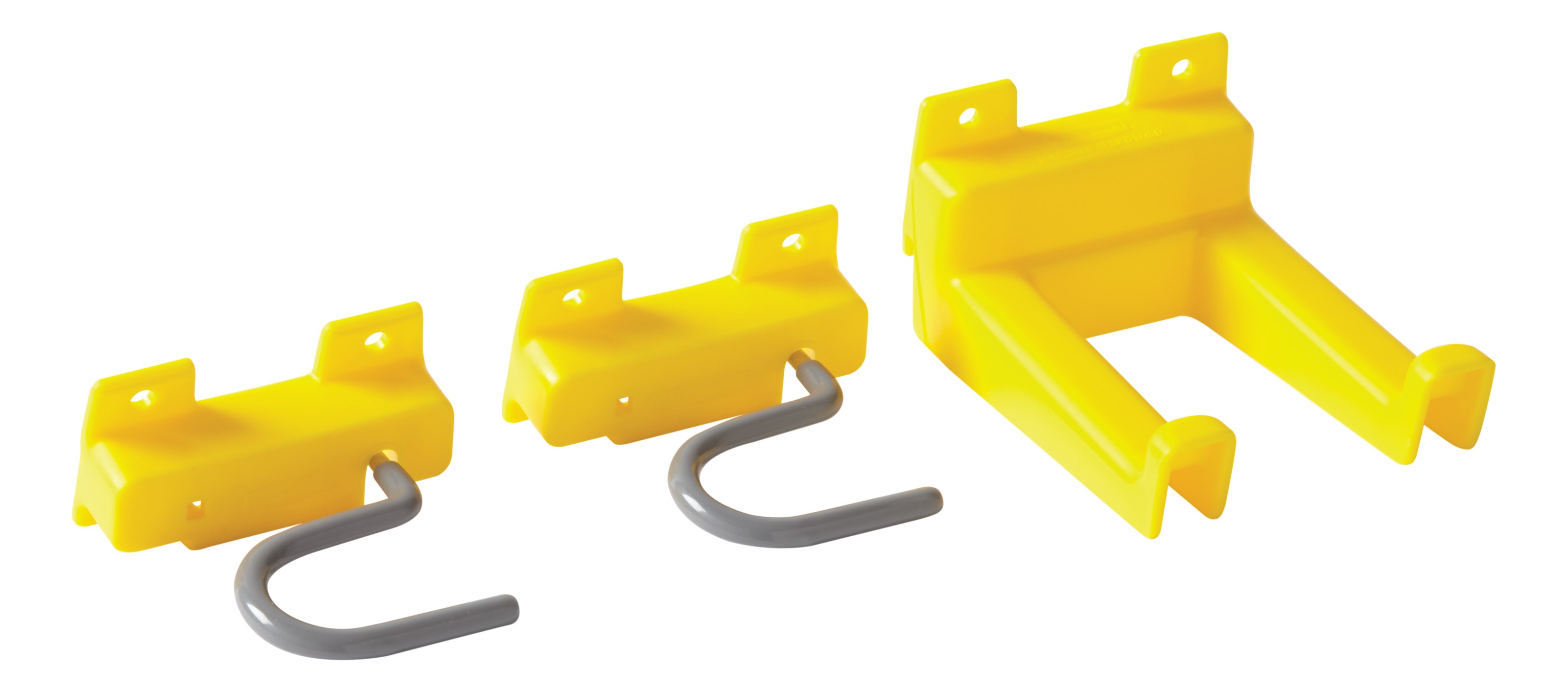 Helps increase productivity and efficiency through better tool storage and access. S-hooks hold 5/8" to 1 1/4" (1.6 cm to 3.2 cm) handle diameters. Deep double hooks afford easy accessibility. Clip holder for work notes and instructions.