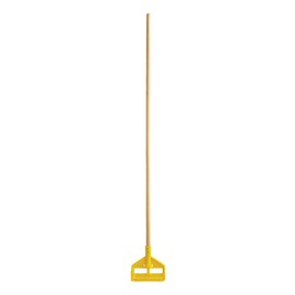 Invader® Side-Gate Mop Handle makes removing and replacing mop heads easy and efficient. Thumbwheel clamps the mop firmly in place; should be used with 1"  headband mops only.