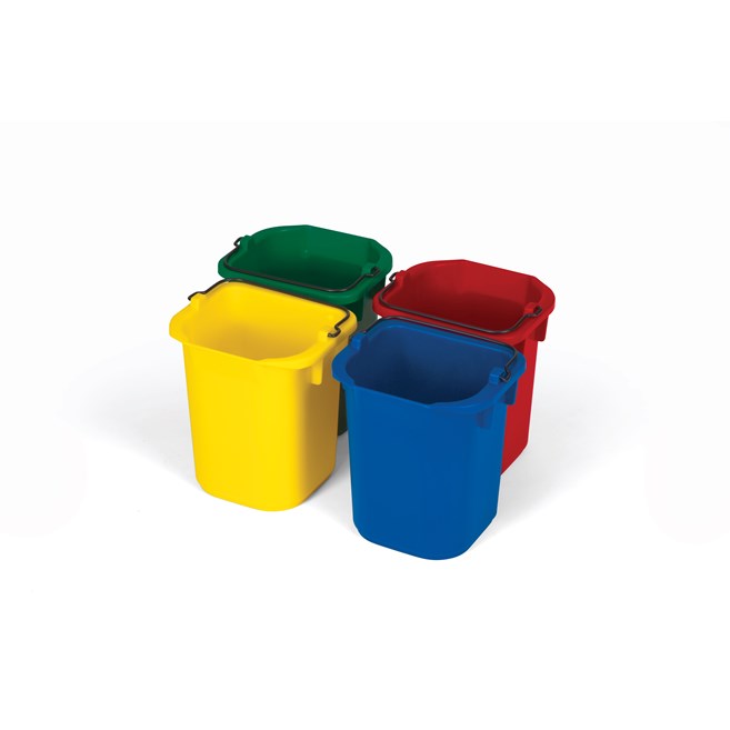 The 4-Pack of 5-Quart Pails provides a quick and easy way to clean in tight places.